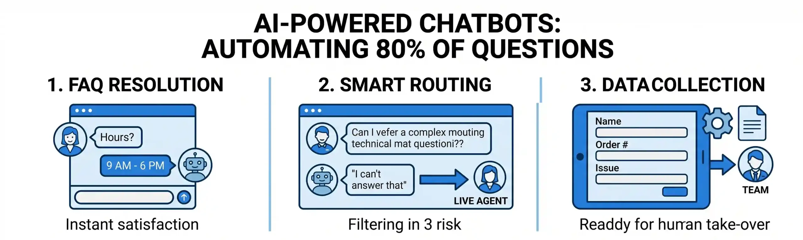 AI-Powered Chatbots: Answering 80% of Customer Questions Automatically